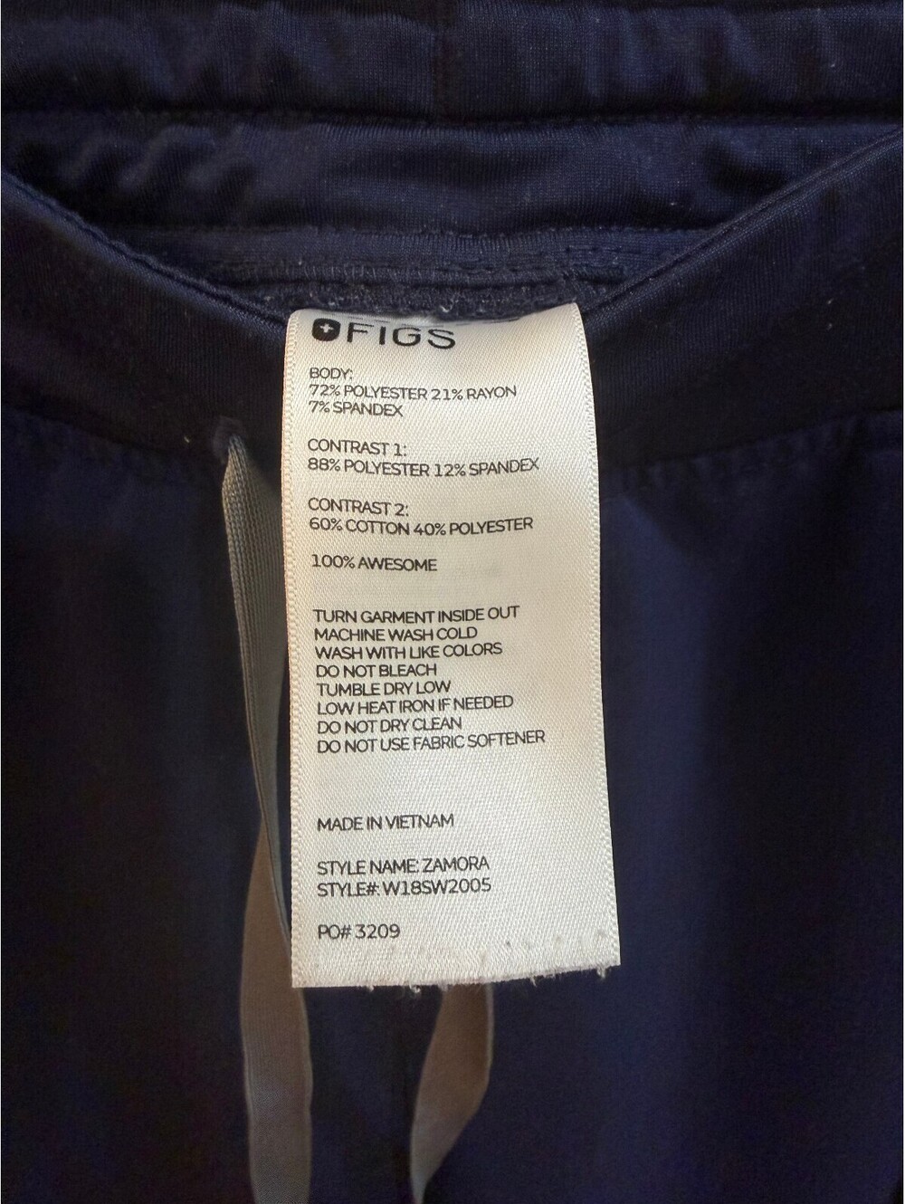 Figs Zamora Joggers Navy Size XL - Picture 5 of 7